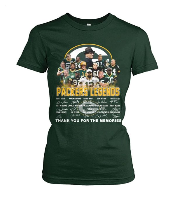 Packers Legends Thank You For The Memories T-Shirt