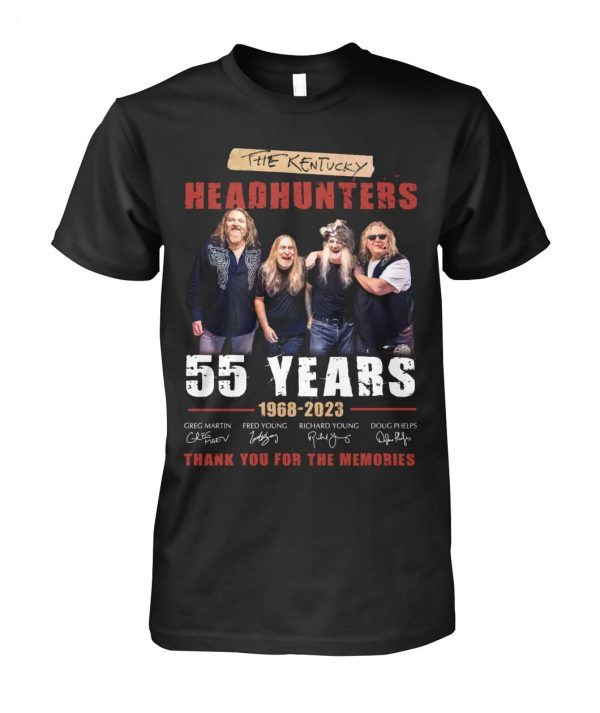 The Kentucky Headhunters 55 Years 1968 – 2023 Thank You For The Memories T-Shirt