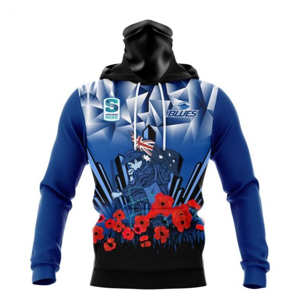 Auckland Blues Specialized 2022 Anzac Jersey Concepts Hoodie