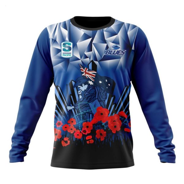 Auckland Blues Specialized 2022 Anzac Jersey Concepts Hoodie