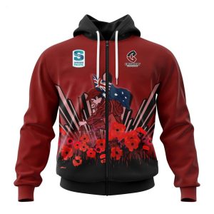 BNZ Crusaders Specialized 2022 Anzac Jersey Concepts Hoodie