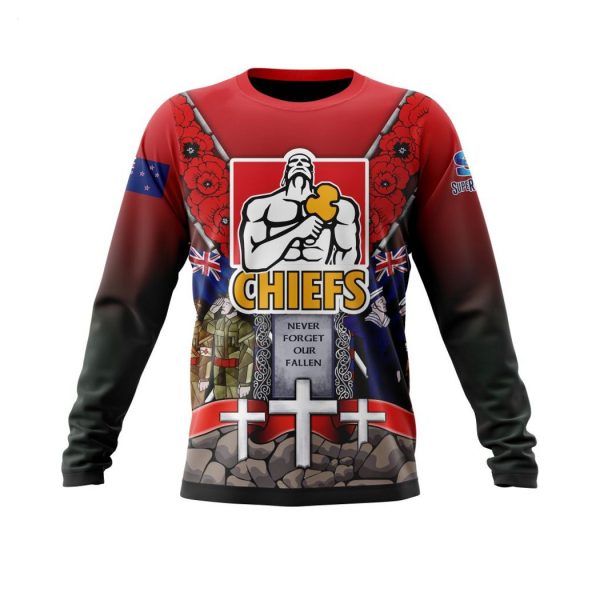 Gallagher Chiefs Specialized Anzac Jersey Concepts Hoodie