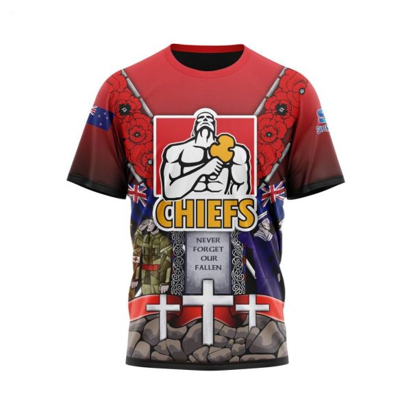 Gallagher Chiefs Specialized Anzac Jersey Concepts Hoodie