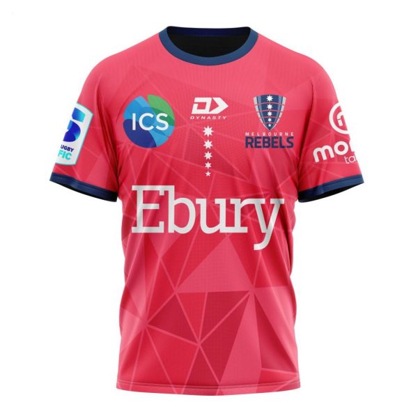 Super Rugby Melbourne Rebels 2023 Away Kits Hoodie