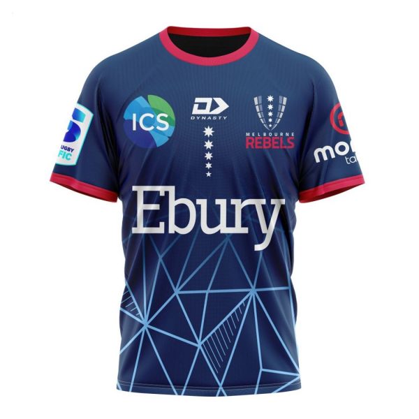Super Rugby Melbourne Rebels 2023 Home Kits Hoodie
