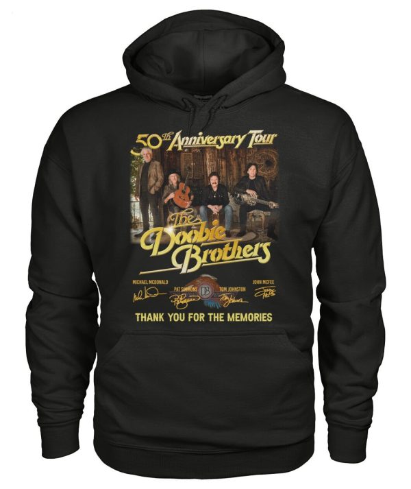 Limited Edition 50th Anniversary Tour The Doobie Brothers Thank You For The Memories T-Shirt