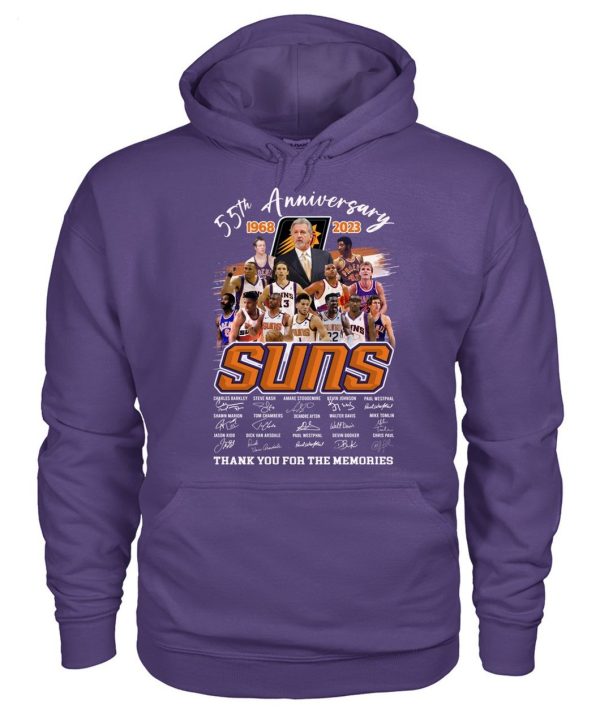 Limited Edition 55th Anniversary 1968 – 2023 Suns Thank You For The Memories T-Shirt