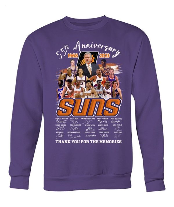 Limited Edition 55th Anniversary 1968 – 2023 Suns Thank You For The Memories T-Shirt