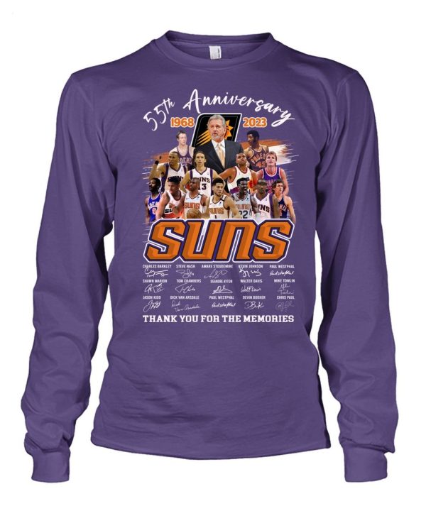 Limited Edition 55th Anniversary 1968 – 2023 Suns Thank You For The Memories T-Shirt