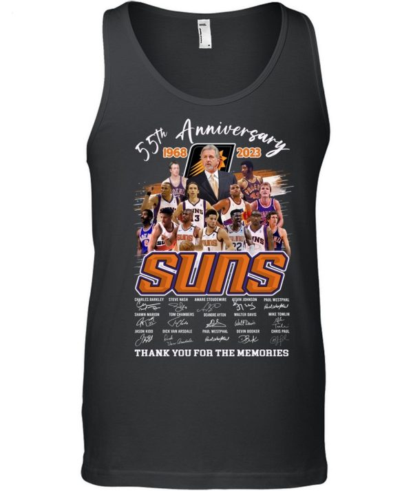 Limited Edition 55th Anniversary 1968 – 2023 Suns Thank You For The Memories T-Shirt