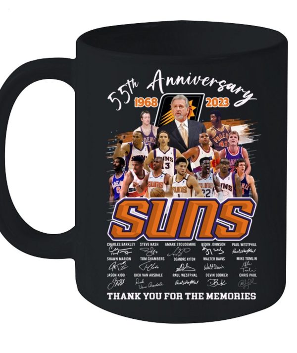 Limited Edition 55th Anniversary 1968 – 2023 Suns Thank You For The Memories T-Shirt