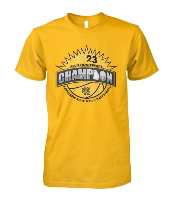 LIMITED EDITION 2023 Asun Conference Champion Kennesaw State Men’s Basketball T-Shirt