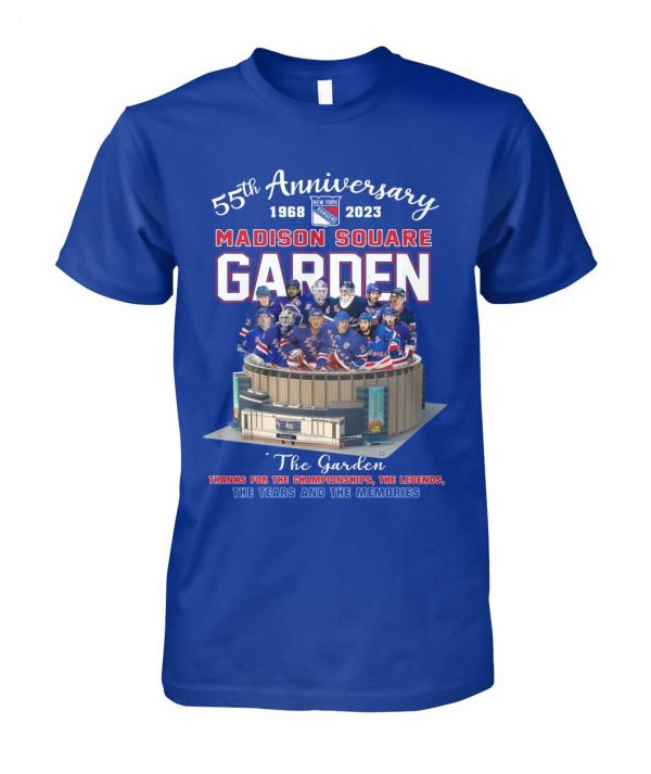 LIMITED EDITION 55th Anniversary 1968 – 2023 Madison Square Garden Thanks For The Championships The Legends The Tears And The Memories T-Shirt