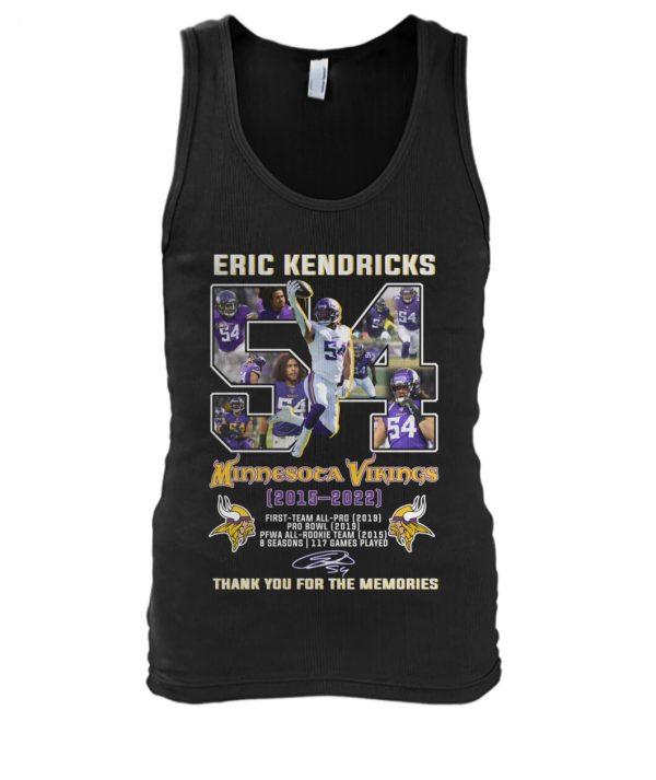 LIMITED EDITION Eric Kendricks Minnesota Vikings 2015 – 2022 Thank You For The Memories T-Shirt