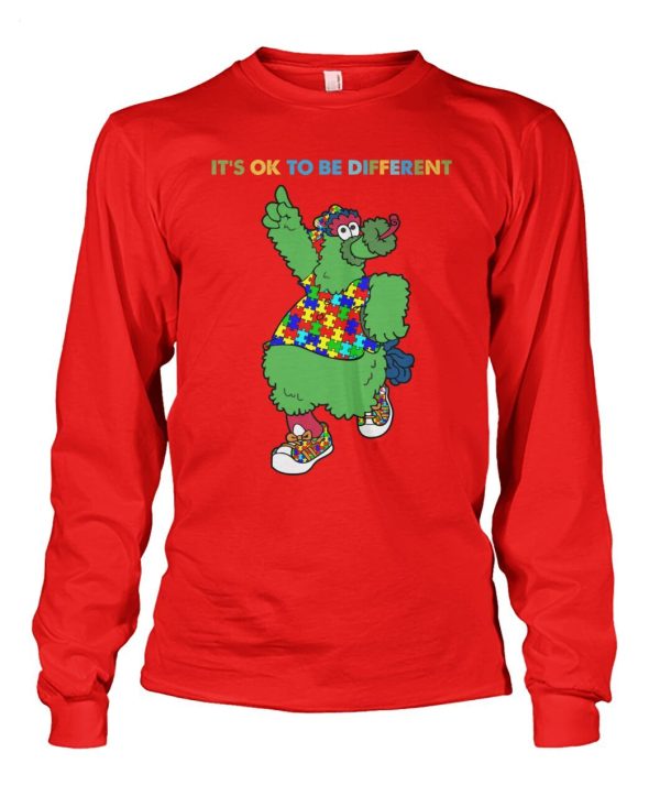 LIMITED EDITION Phillie Phanatic It’s Ok To Be Different T-Shirt