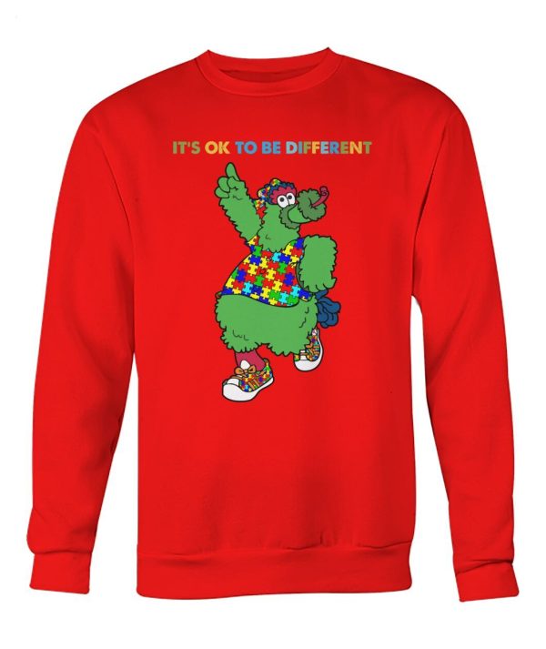 LIMITED EDITION Phillie Phanatic It’s Ok To Be Different T-Shirt