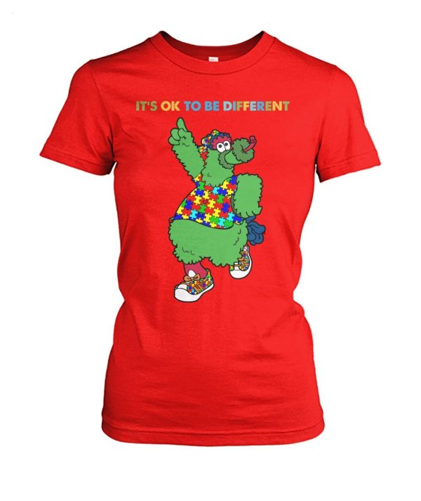 LIMITED EDITION Phillie Phanatic It’s Ok To Be Different T-Shirt