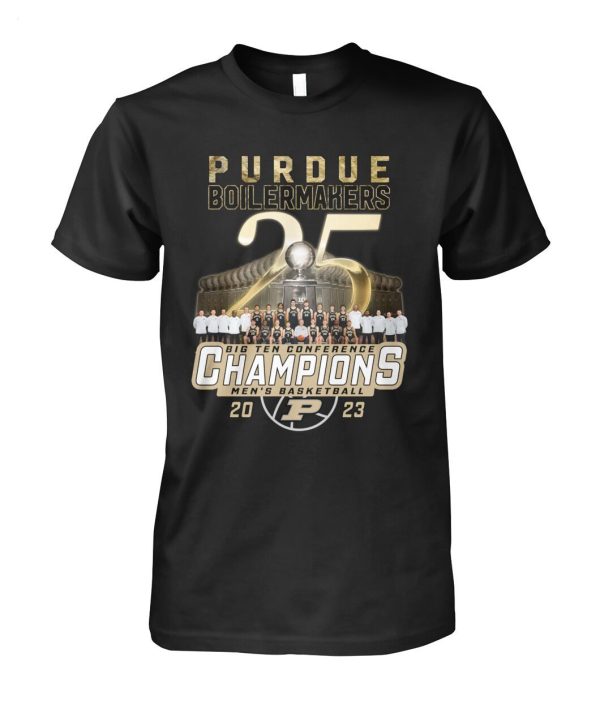 LIMITED EDITION Purdue Boilermakers Big Ten Conference Champions Men’s Basketball 2023 T-Shirt