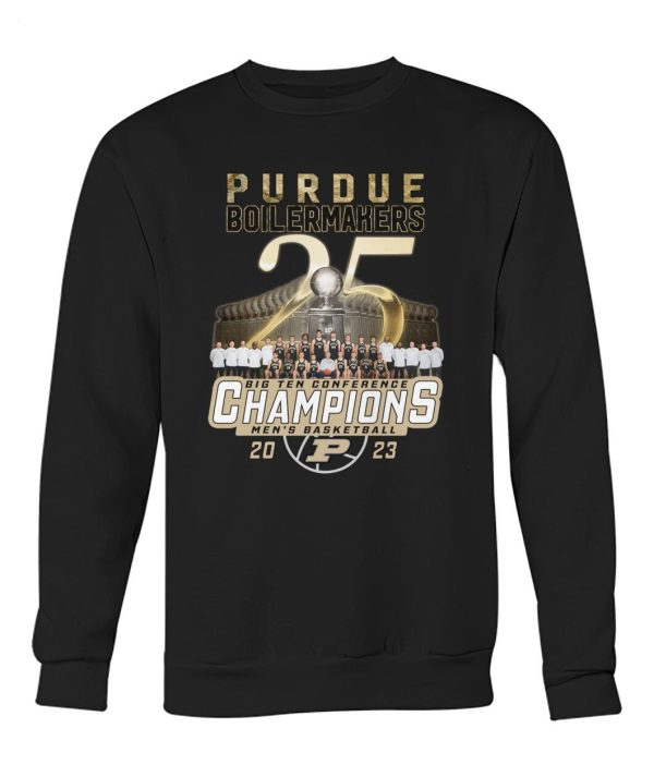 LIMITED EDITION Purdue Boilermakers Big Ten Conference Champions Men’s Basketball 2023 T-Shirt