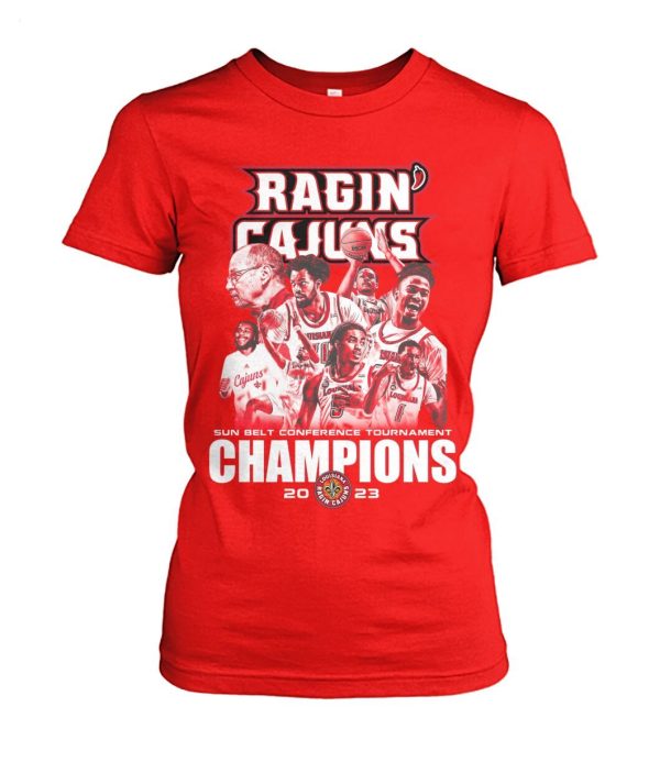 LIMITED EDITION Ragin Cajuns Sun Belt Conference Tournament Champions 2023 T-Shirt