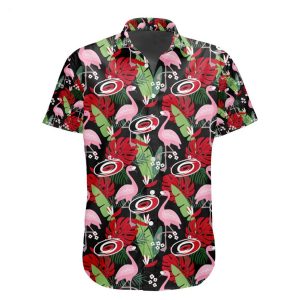 NHL Carolina Hurricanes Special Aloha-style Design Button Shirt