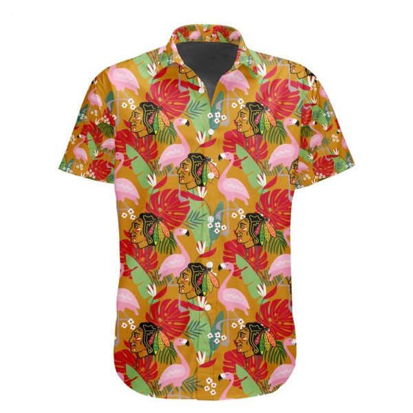 NHL Chicago Blackhawks Special Aloha-style Design Button Shirt