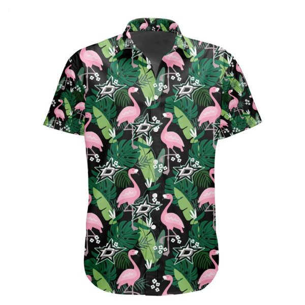 NHL Dallas Stars Special Aloha-style Design Button Shirt