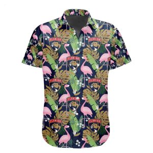 NHL Florida Panthers Special Aloha-style Design Button Shirt