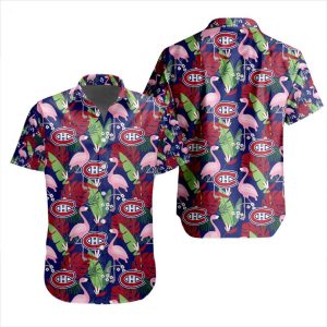 NHL Montreal Canadiens Special Aloha-style Design Button Shirt