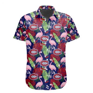 NHL Montreal Canadiens Special Aloha-style Design Button Shirt