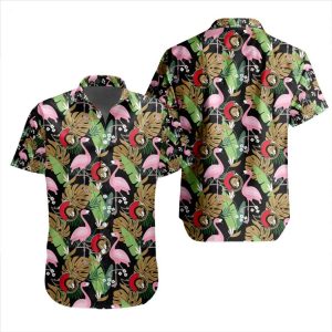 NHL Ottawa Senators Special Aloha-style Design Button Shirt