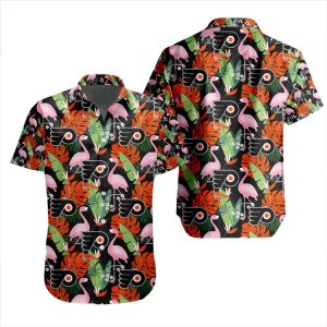 NHL Philadelphia Flyers Special Aloha-style Design Button Shirt