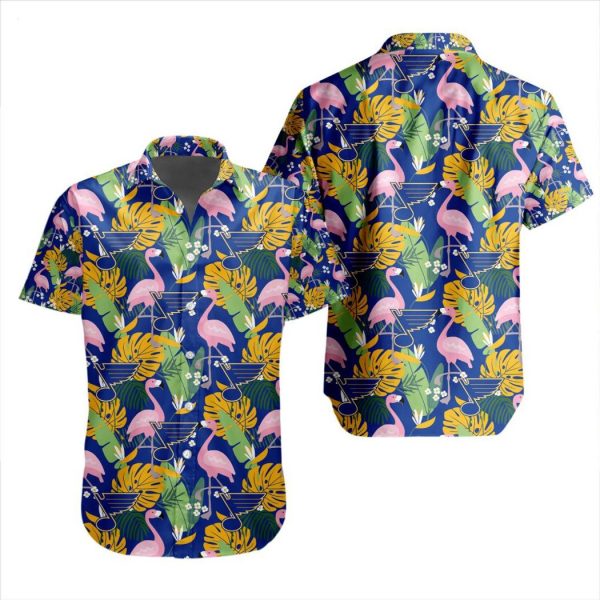 NHL St. Louis Blues Special Aloha-style Design Button Shirt