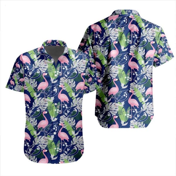 NHL Tampa Bay Lightning Special Aloha-style Design Button Shirt