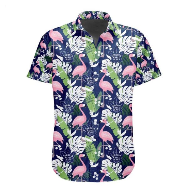 NHL Toronto Maple Leafs Special Aloha-style Design Button Shirt