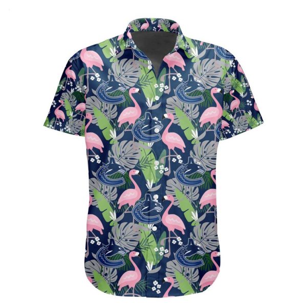 NHL Vancouver Canucks Special Aloha-style Design Button Shirt