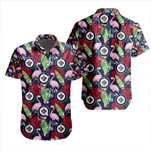 NHL Winnipeg Jets Special Aloha-style Design Button Shirt