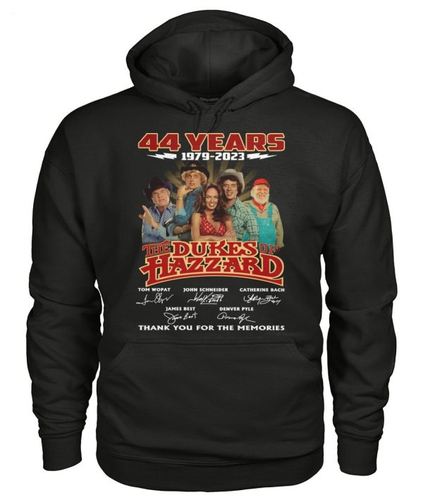 Limited Edition 44 Years 1979 – 2023 The Dukes Of Hazzard Thank You For The Memories T-Shirt