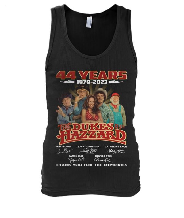 Limited Edition 44 Years 1979 – 2023 The Dukes Of Hazzard Thank You For The Memories T-Shirt