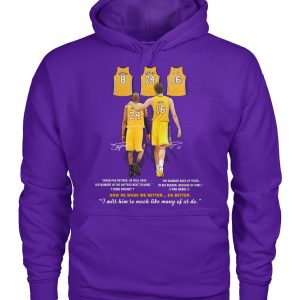 Limited Edition Kobe Bryant And Pau Gasol I Miss Him So Much Like Many Of Us Do T-Shirt