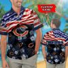 Custom Name NFL Carolina Panthers Hawaiian Shirt And Short