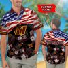 Custom Name NFL Washington Redskins Hawaiian Shirt And Short