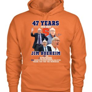 Limited Edition 47 Years Of 1976 – 2023 Jim Boeheim Thank You For The Memories T-Shirt