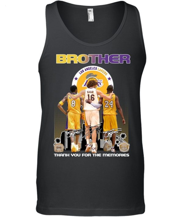 Limited Edition Gasol And Bryant You’ll Always Be In My Heart My Big Brother T-Shirt