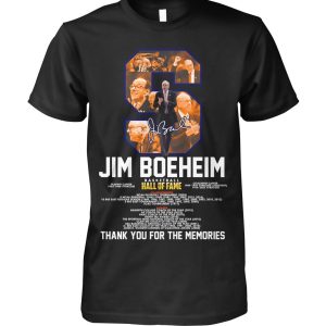 Limited Edition Jim Boeheim Basketball Hall Of Fame Thank You For The Memories T-Shirt