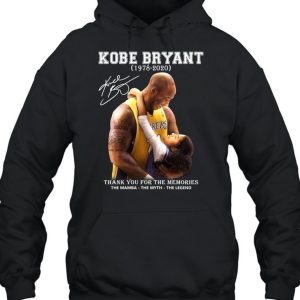 Limited Edition Kobe Bryant 1978 – 2020 Thank You For The Memories The Mamba The Myth The Legend T-Shirt