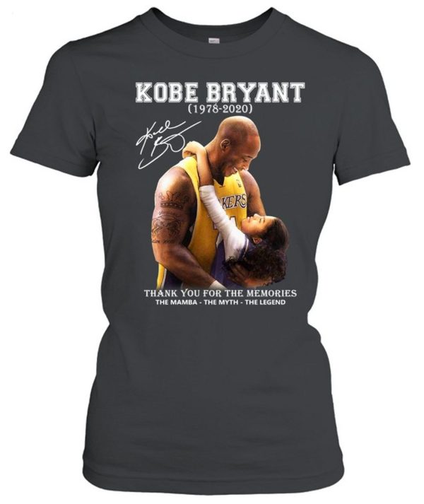 Limited Edition Kobe Bryant 1978 – 2020 Thank You For The Memories The Mamba The Myth The Legend T-Shirt