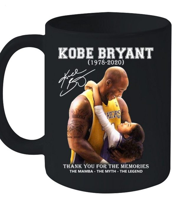 Limited Edition Kobe Bryant 1978 – 2020 Thank You For The Memories The Mamba The Myth The Legend T-Shirt