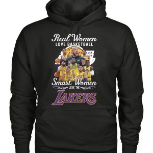 Limited Edition Real Women Love Basketball Smart Women Love The Lakers T-Shirt