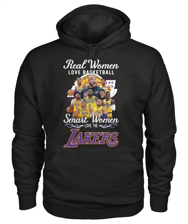 Limited Edition Real Women Love Basketball Smart Women Love The Lakers T-Shirt